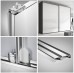 Frameless Sliding Wardrobe Doors Grey Mirror