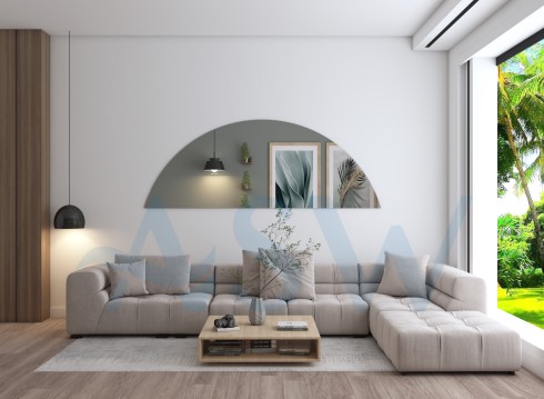 Custom Semi Circle Mirror Cut to Size