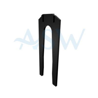 MADRID TILT 3mm thick Back Packer - HDPE black