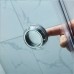 Frameless Shower Screen Corner Fixed Panel & Sliding Door & Return 2050H