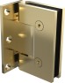 Frameless Shower Screen Wall to Wall Fixed Panel & Door hinged of wall 2000H pre-drilled glass