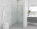 Frameless Shower Screen Wall to Wall Hinge Panel and Door 2050H