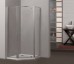 Fully Framed Shower Screen Diamond Shape With Pivot Door 2000H