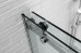 Frameless Shower Screen Wall to Wall 3 Panels With Sliding Door 2000H
