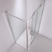Semi Frameless Shower Screen Corner shape with Sliding Door 2000H adjustable