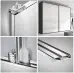 Frameless Sliding Wardrobe Doors Mirror Finish