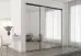 Frameless Sliding Wardrobe Doors Mirror Finish