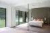 Frameless Sliding Wardrobe Doors Mirror Finish