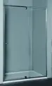 Semi Frameless Shower Screen Wall to Wall With Magnetic Pivot Door 1950H adjustable