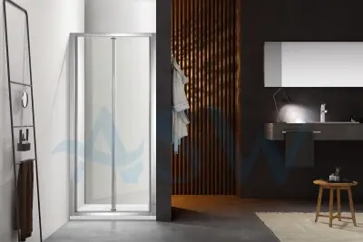 Semi Frameless Shower Screen Bi-Fold Swing Door