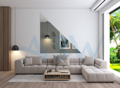 Custom Right Triangle Mirror Cut to Size