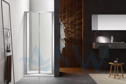 Semi Frameless Shower Screen Bi-Fold Swing Door