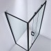 Semi Frameless Shower Screen Corner shape with Sliding Door 2000H adjustable