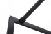 Fully Framed Shower Screen Panel Black Frame 15 Sections 6mm 2000H with Support Arm