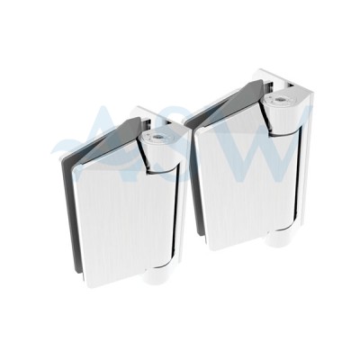 125 POLARIS Premium Wall or Post to Glass Gate Hinge Set Soft Close