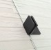 Frameless Shower Screen Frosted Glass Fixed Free Standing Panel 2000H pre-drilled holes