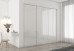 Frameless Sliding Wardrobe Doors Super White Glass