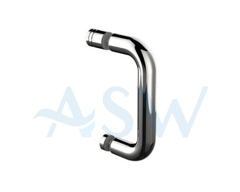 Round Handle D-shape with internal knob 180mm