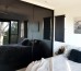 Fully Framed Sliding Wardrobe Doors Black Glass Finish