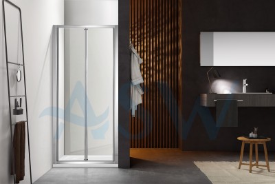 Semi Frameless Shower Screen Bi-Fold Swing Door